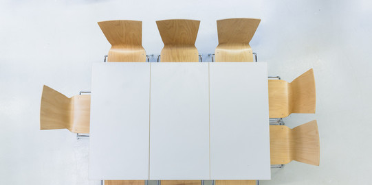 empty conference table